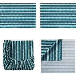 Gilda 30-Piece Complete Comforter and Curtain Set with 2 Coordinating Sheet Sets