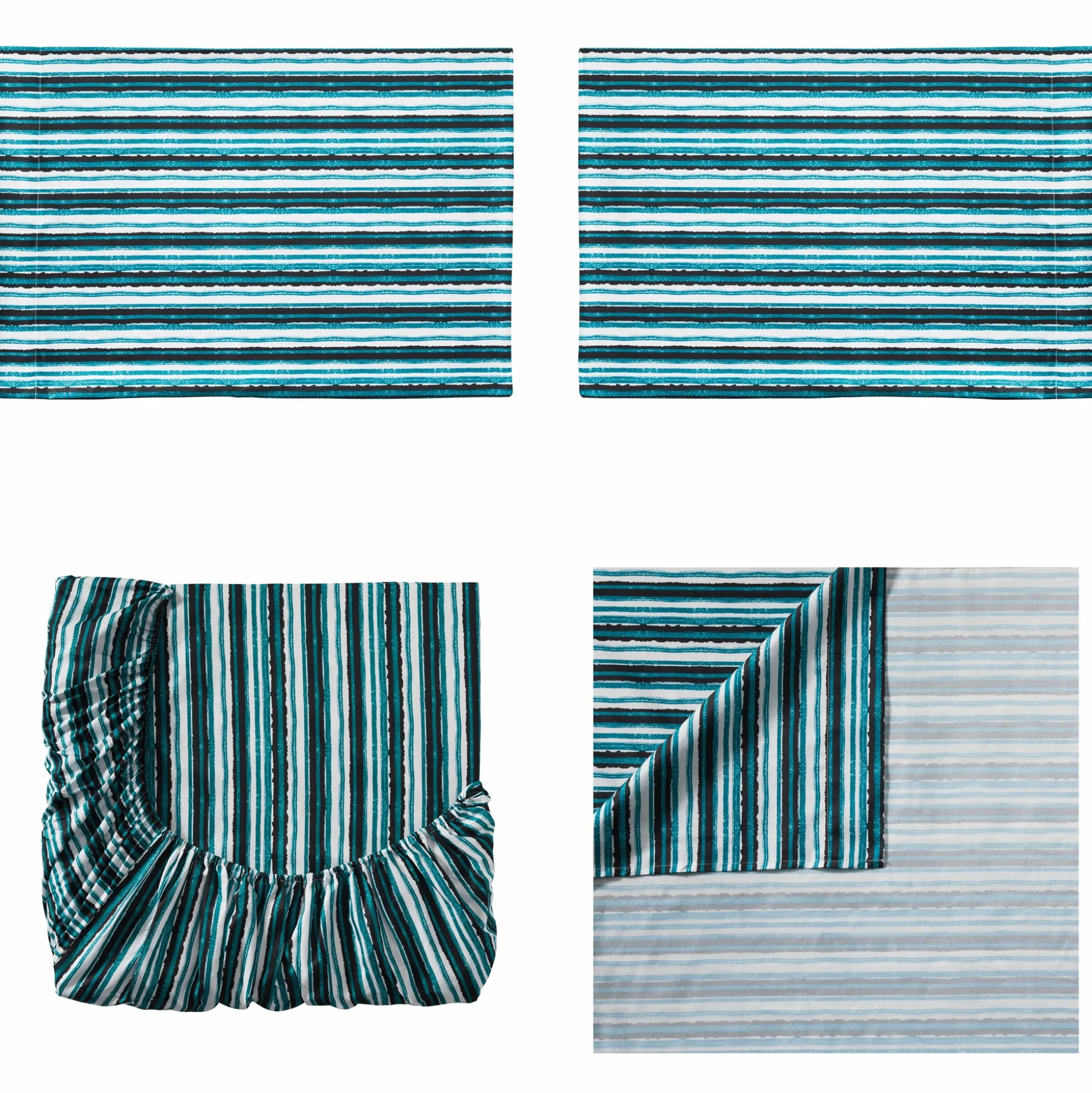 Gilda 30-Piece Complete Comforter and Curtain Set with 2 Coordinating Sheet Sets