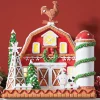Gingerbread Barn and Silo