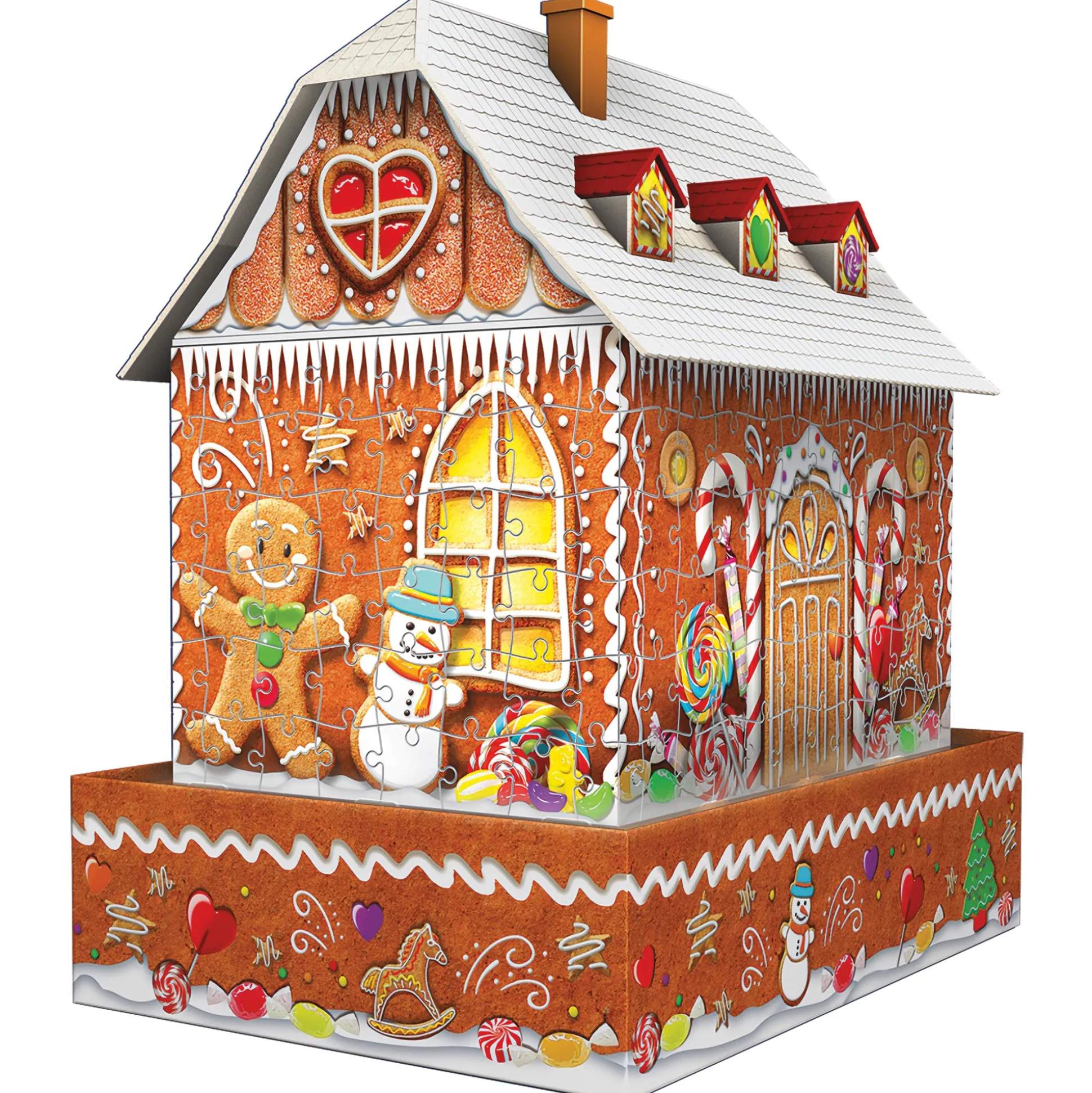 Gingerbread 3-D Puzzle