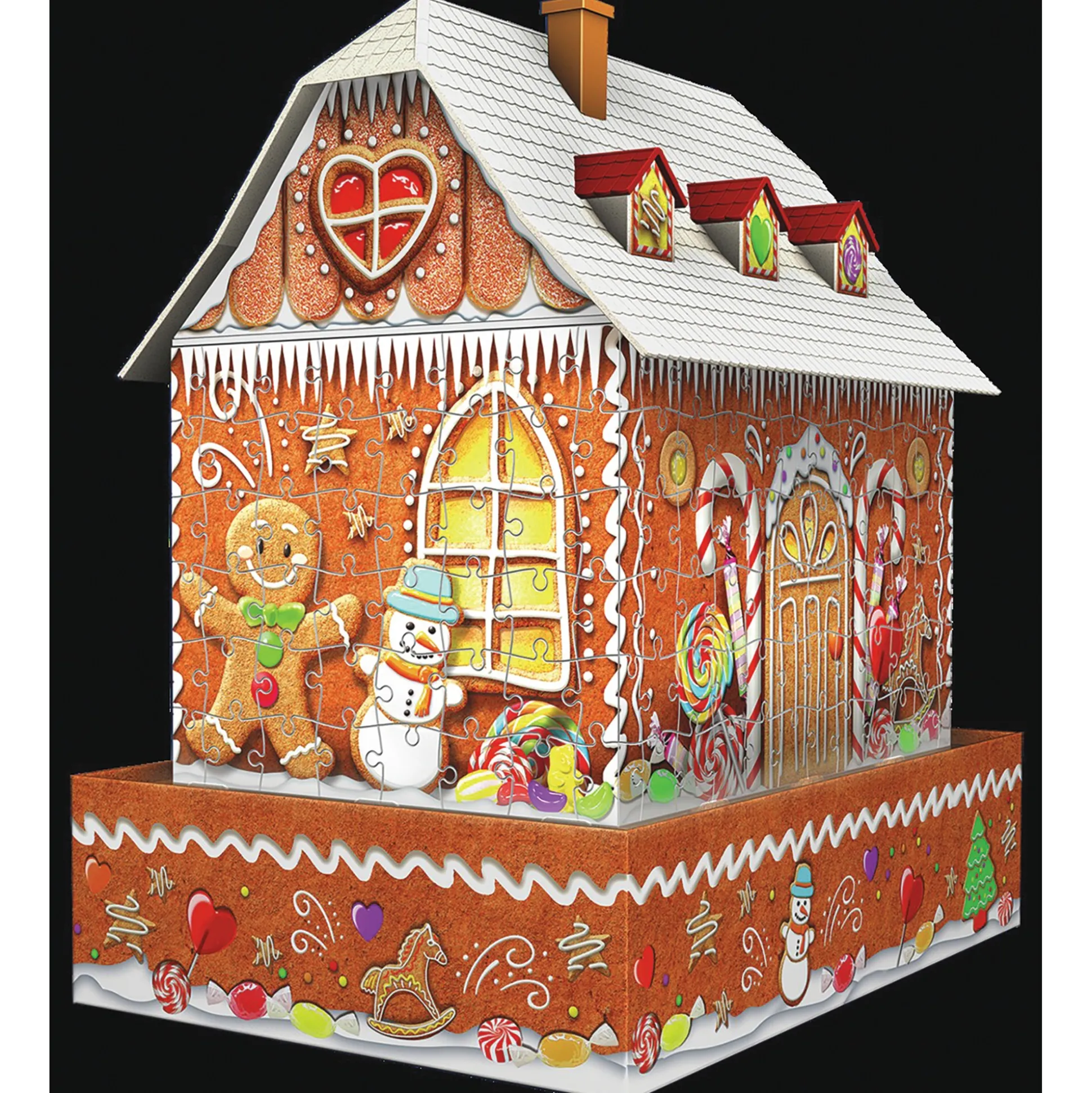 Gingerbread 3-D Puzzle
