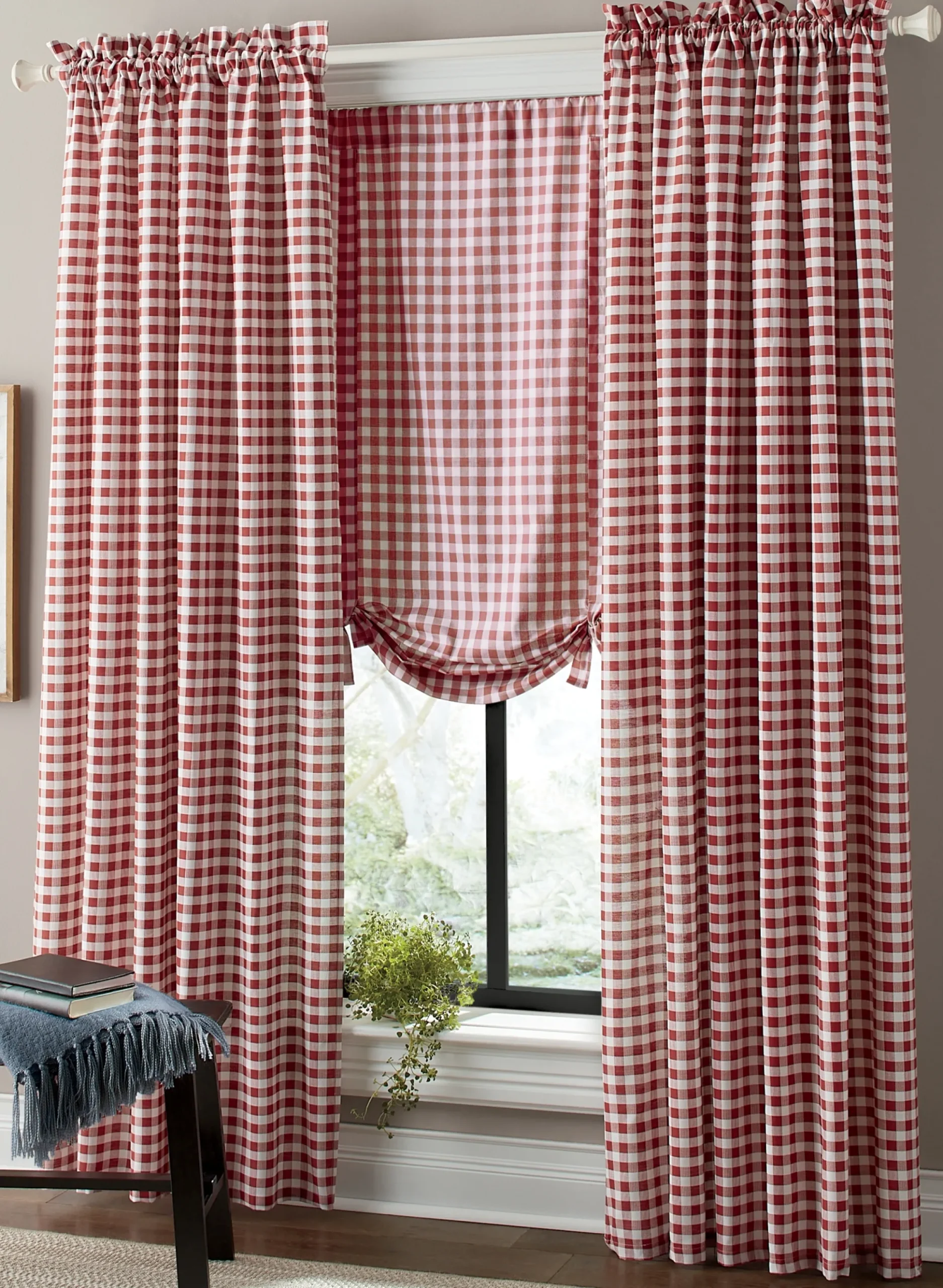 Gingham Check Panel