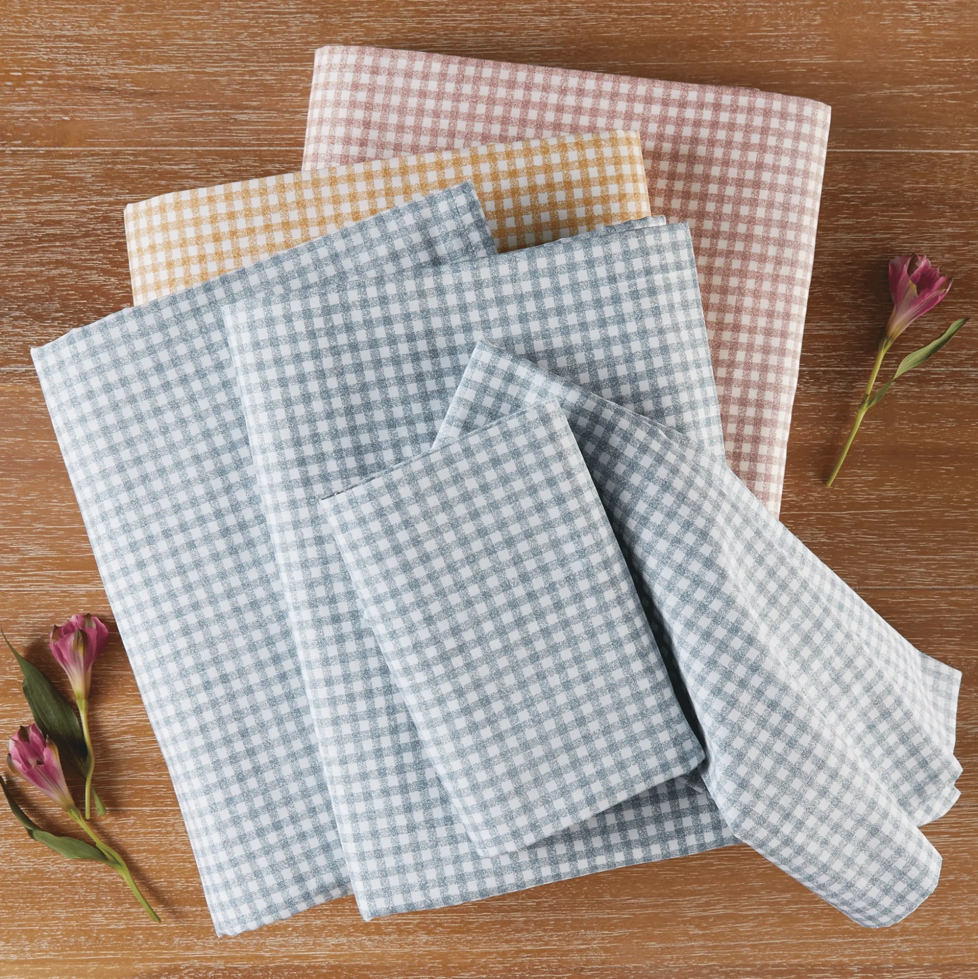 Gingham Sheet Set