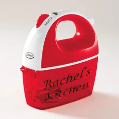 Ginny's Brand 5-Speed Hand Mixer with Storage Case for Cord and Attachments