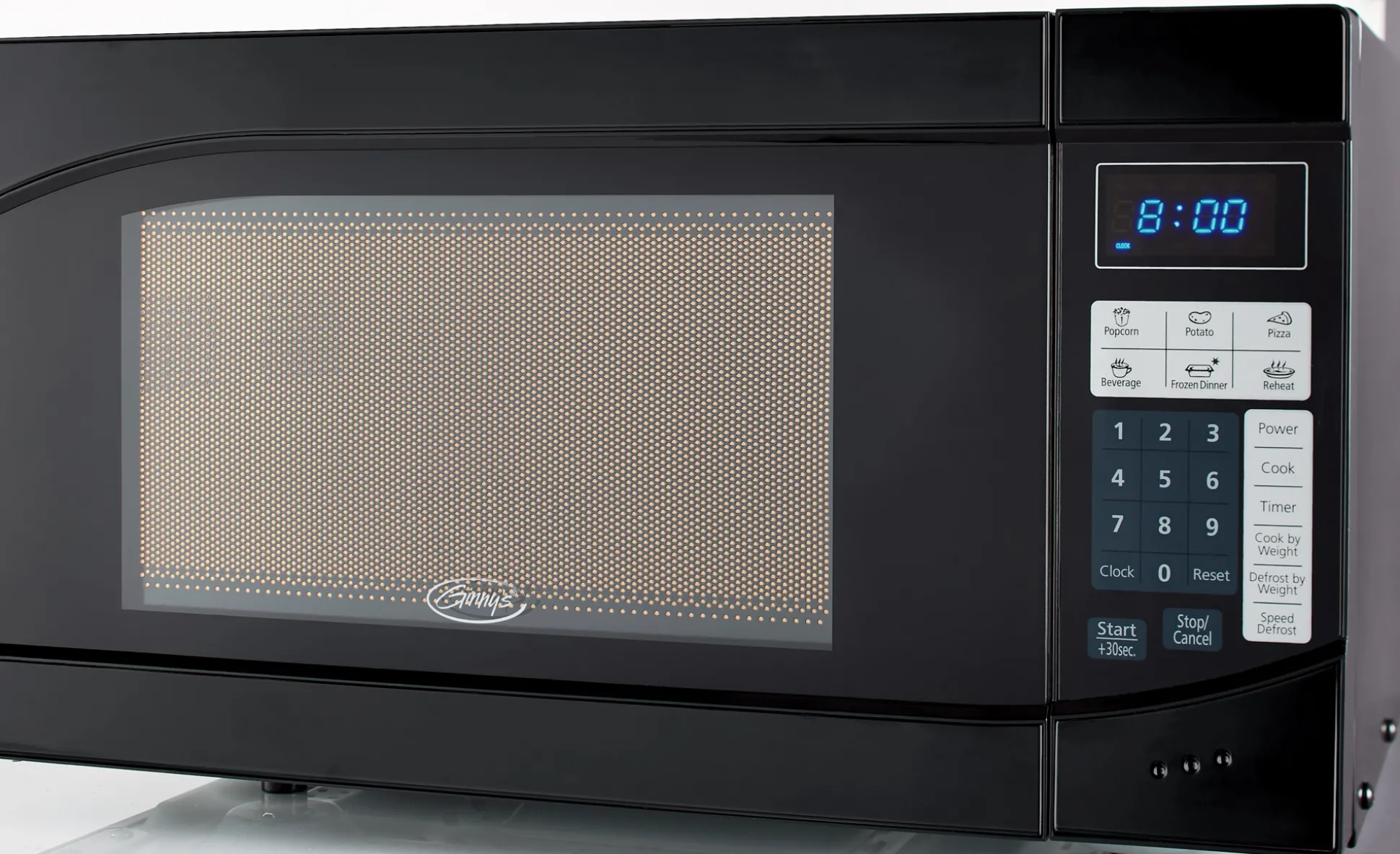 Ginny's .9 Cu. Ft. Metallic Microwave