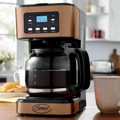 Ginny's 12-Cup Programmable Coffee Maker with Adjustable Brew Strength