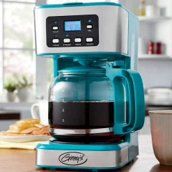 Ginny's 12-Cup Programmable Coffee Maker with Adjustable Brew Strength