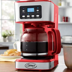 Ginny's 12-Cup Programmable Coffee Maker with Adjustable Brew Strength