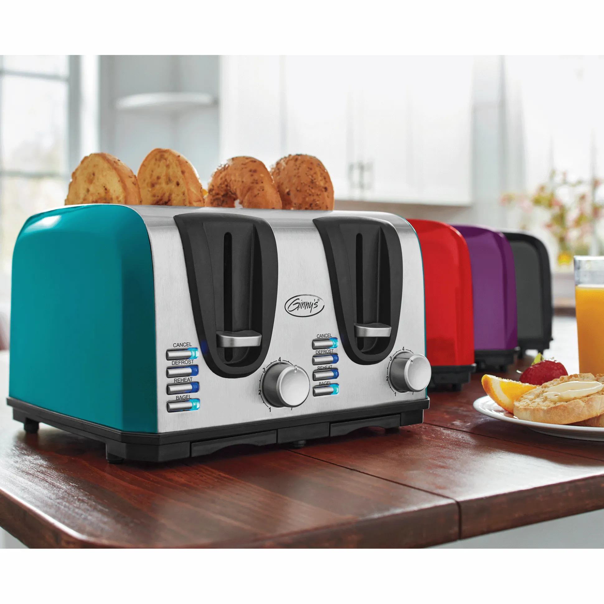 Ginny's Essential 4-Slice Toaster