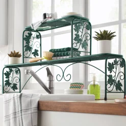 Ginny’s Leafy-Scroll Over-the-Sink Shelf