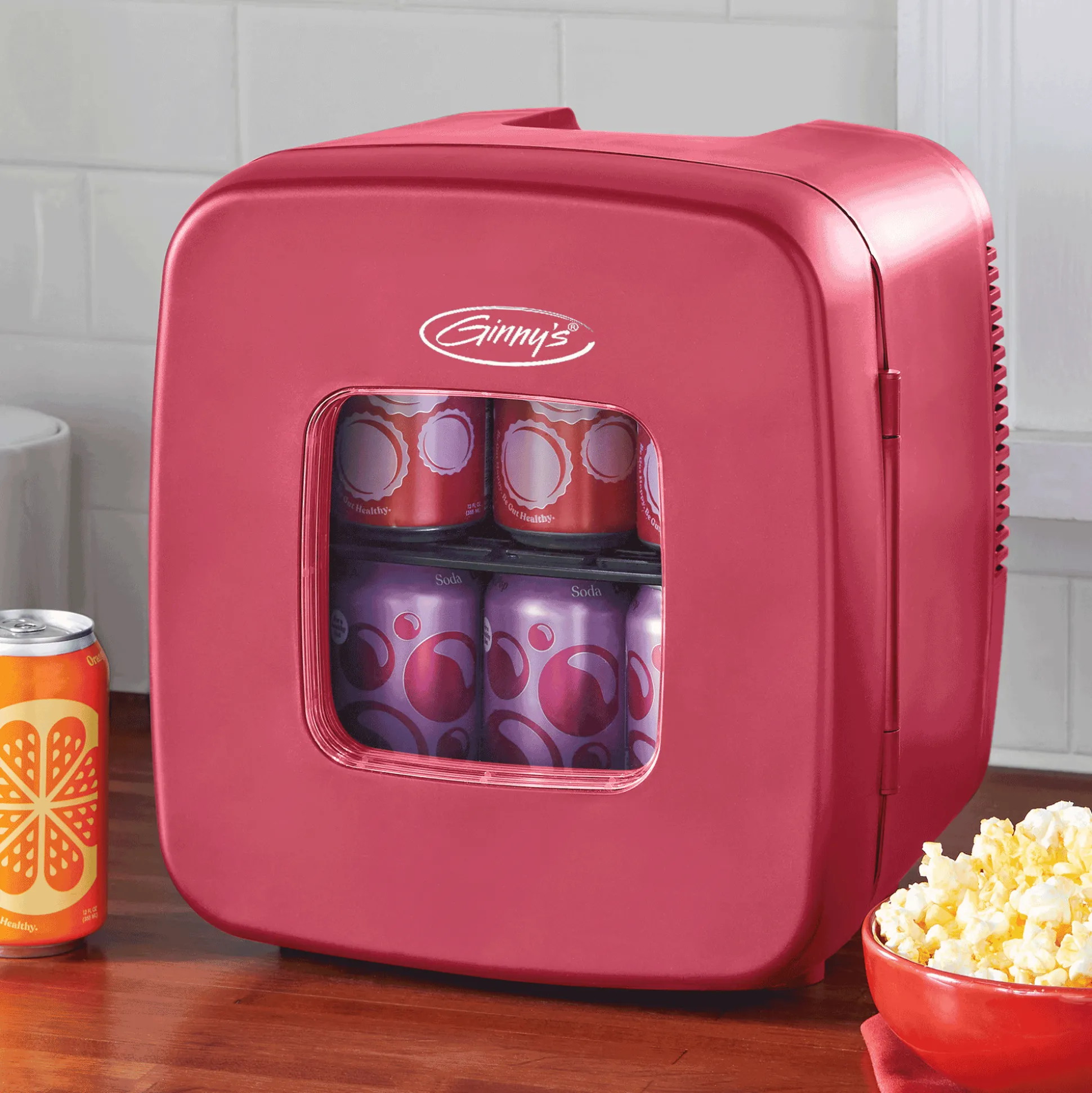 Ginny’s Personalized 12-Can Mini Fridge