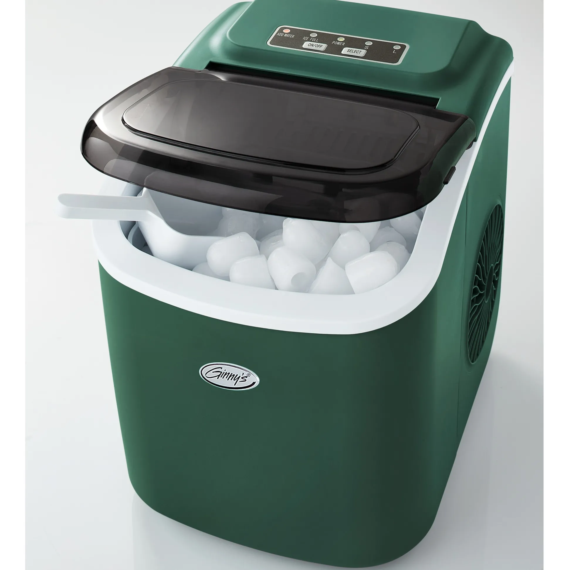 Ginny’s Personalized Countertop Ice Maker with Adjustable Ice Size