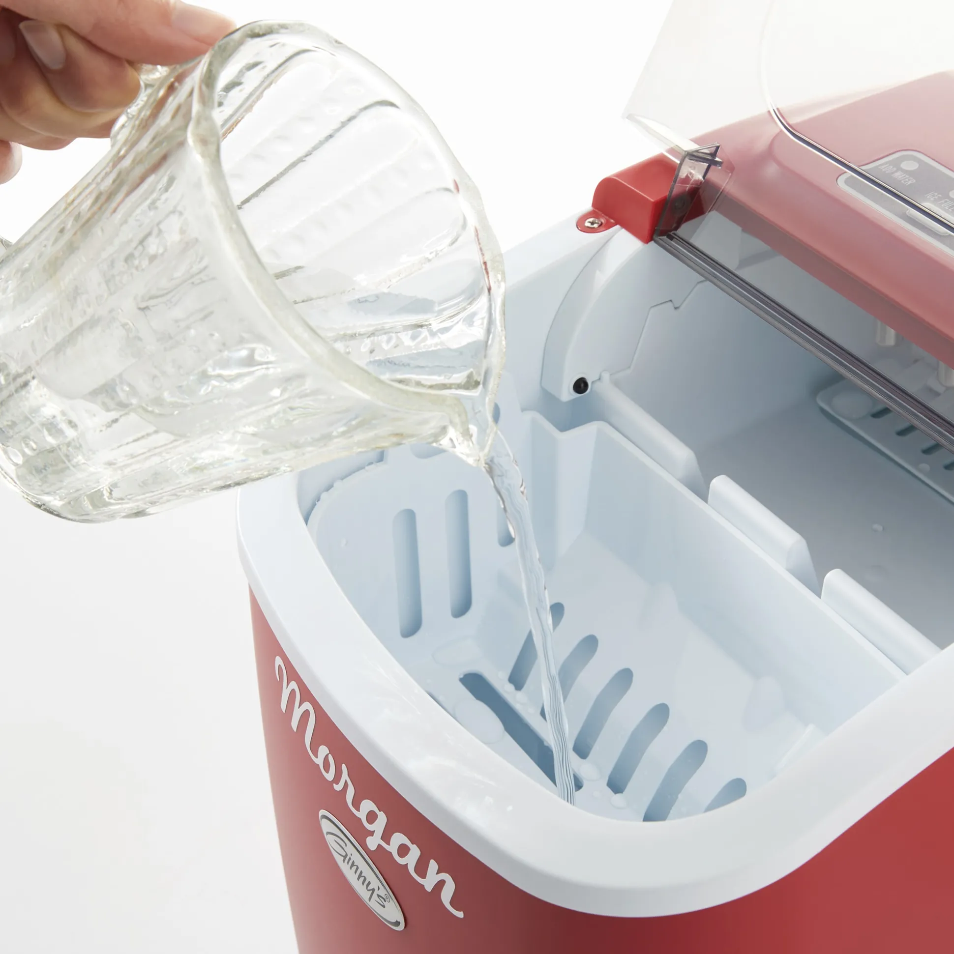 Ginny’s Personalized Countertop Ice Maker with Adjustable Ice Size