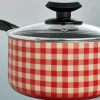 Ginny's 5-Piece Patterned Aluminum Cookware Set