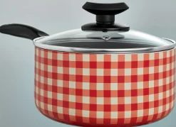 Ginny's 5-Piece Patterned Aluminum Cookware Set