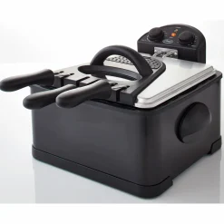 Ginny's 4-Quart Triple Basket Deep Fryer with Timer