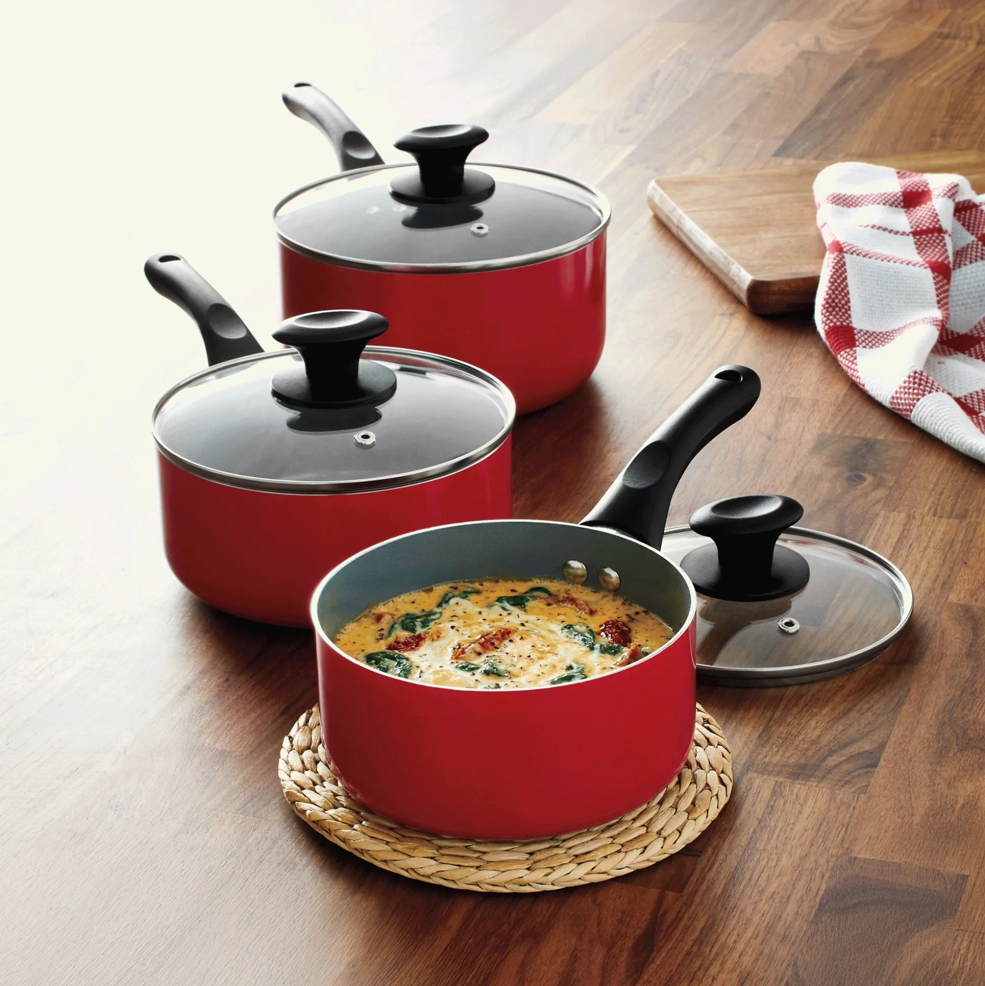 Ginny’s Set of 3 Saucepans with Lids
