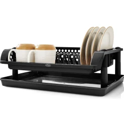 Ginny's Single-Tier Dish Rack with Tray