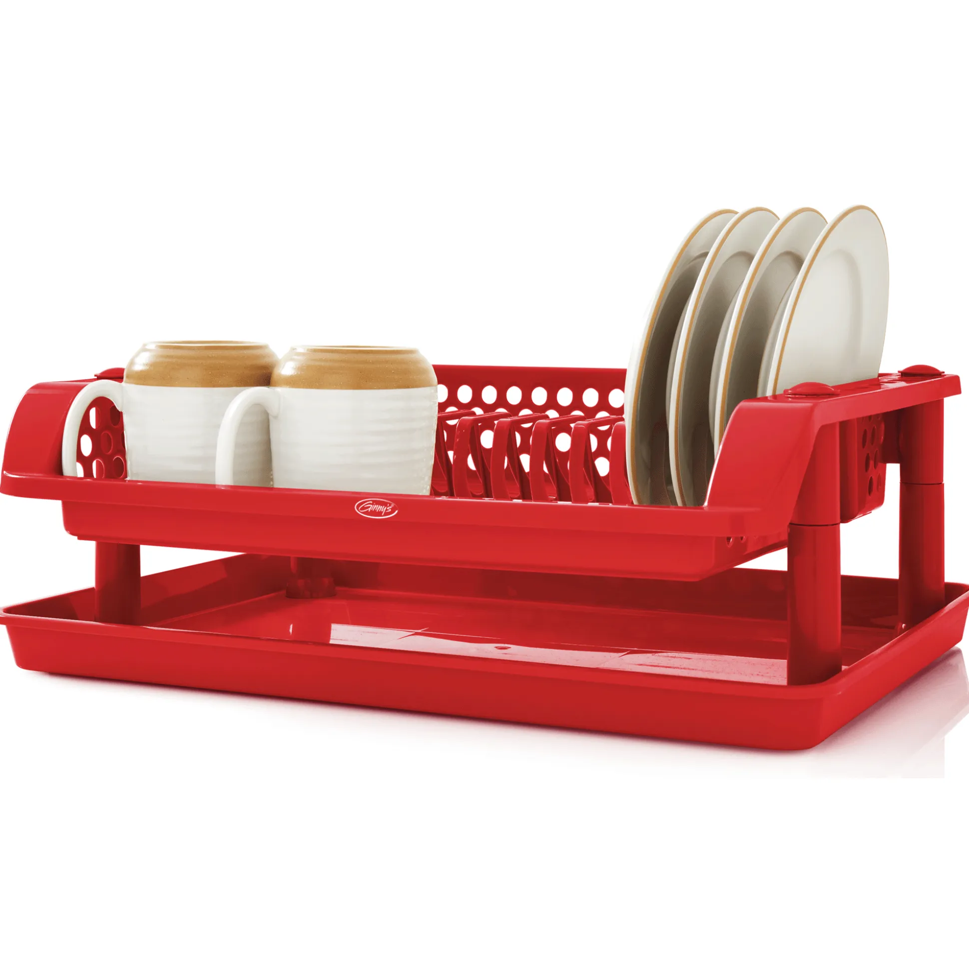 Ginny's Single-Tier Dish Rack with Tray