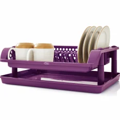 Ginny's Single-Tier Dish Rack with Tray