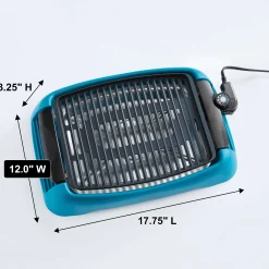 Ginny's Smokeless Electric Indoor Grill with Nonstick Finish