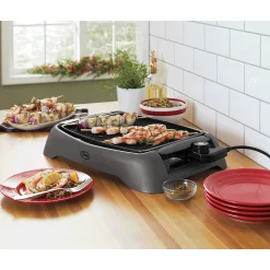 Ginny's Smokeless Electric Indoor Grill with Nonstick Finish