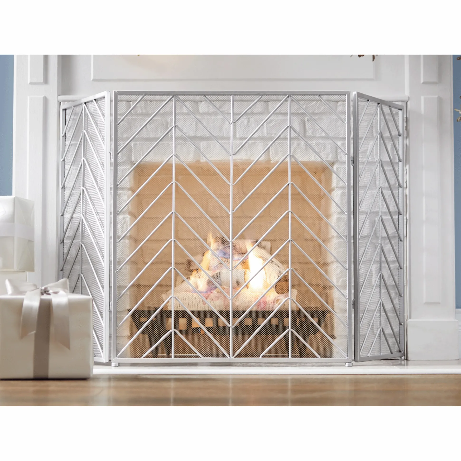 Glam Fireplace Screen