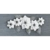 Glam Metal Flowers Wall Art