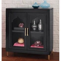 Glossy Black Cabinet
