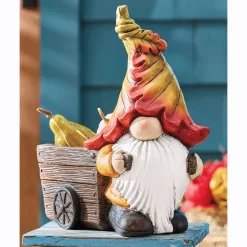 Gnome with Wheelbarrow Planter