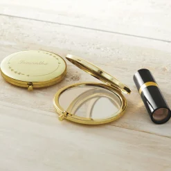 Gold Compact Makeup Mirror