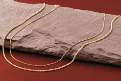 Gold 1.6mm Rope Chain