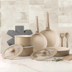 Gotham Steel 18-Piece Detachable Handle Cookware Set