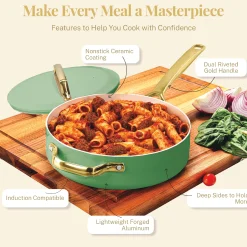 Gotham Steel 11-Piece Modern Kitchen Cookware Set