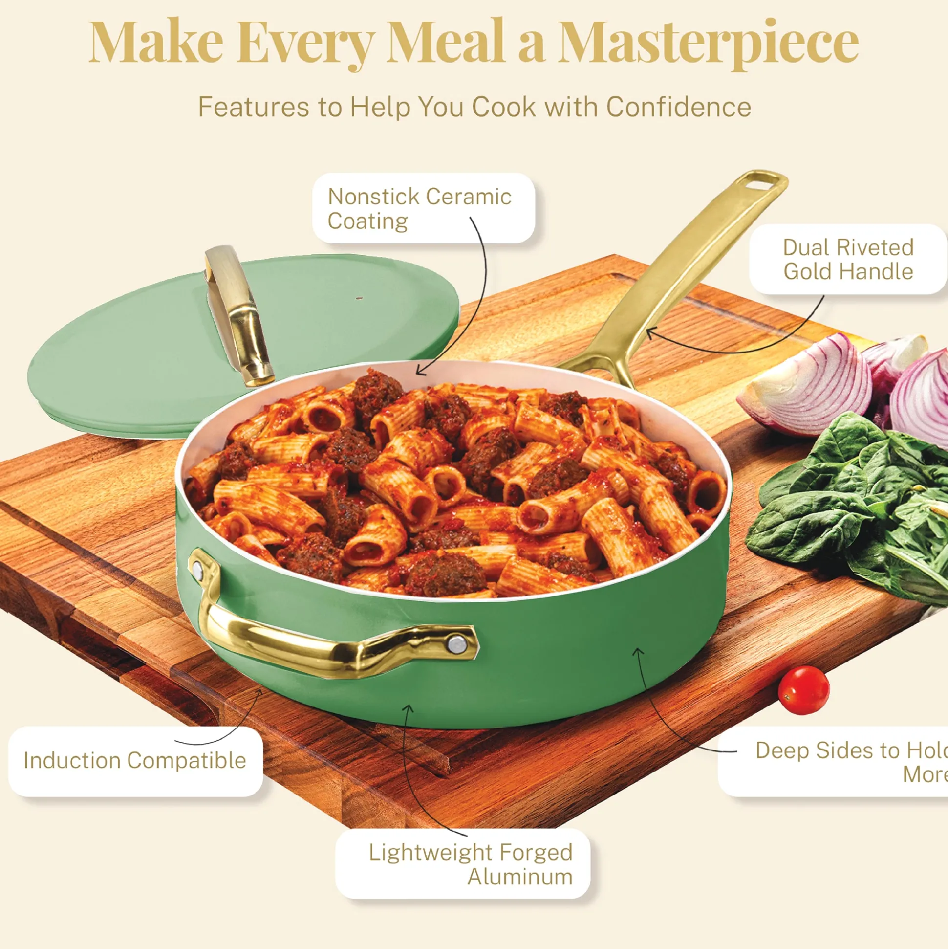 Gotham Steel 11-Piece Modern Kitchen Cookware Set