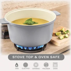 Gotham Steel 5-Quart Dutch Oven with Lid