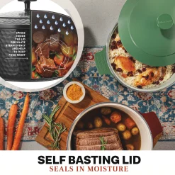 Gotham Steel 5-Quart Hammered Dutch Oven
