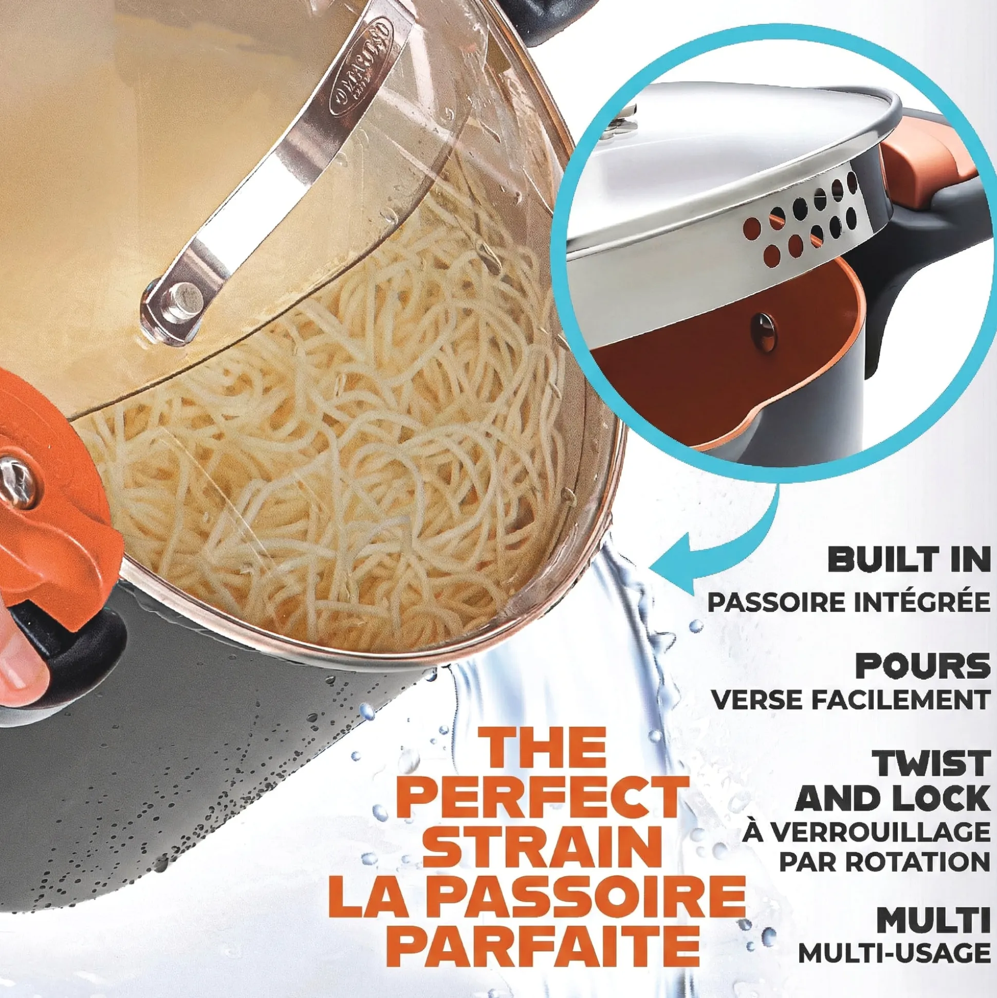 Gotham Steel 5-Quart Pasta Pot