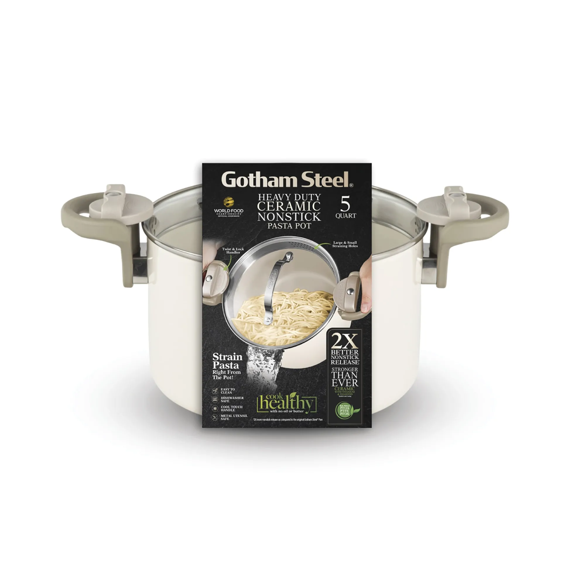 Gotham Steel 5-Quart Pasta Pot