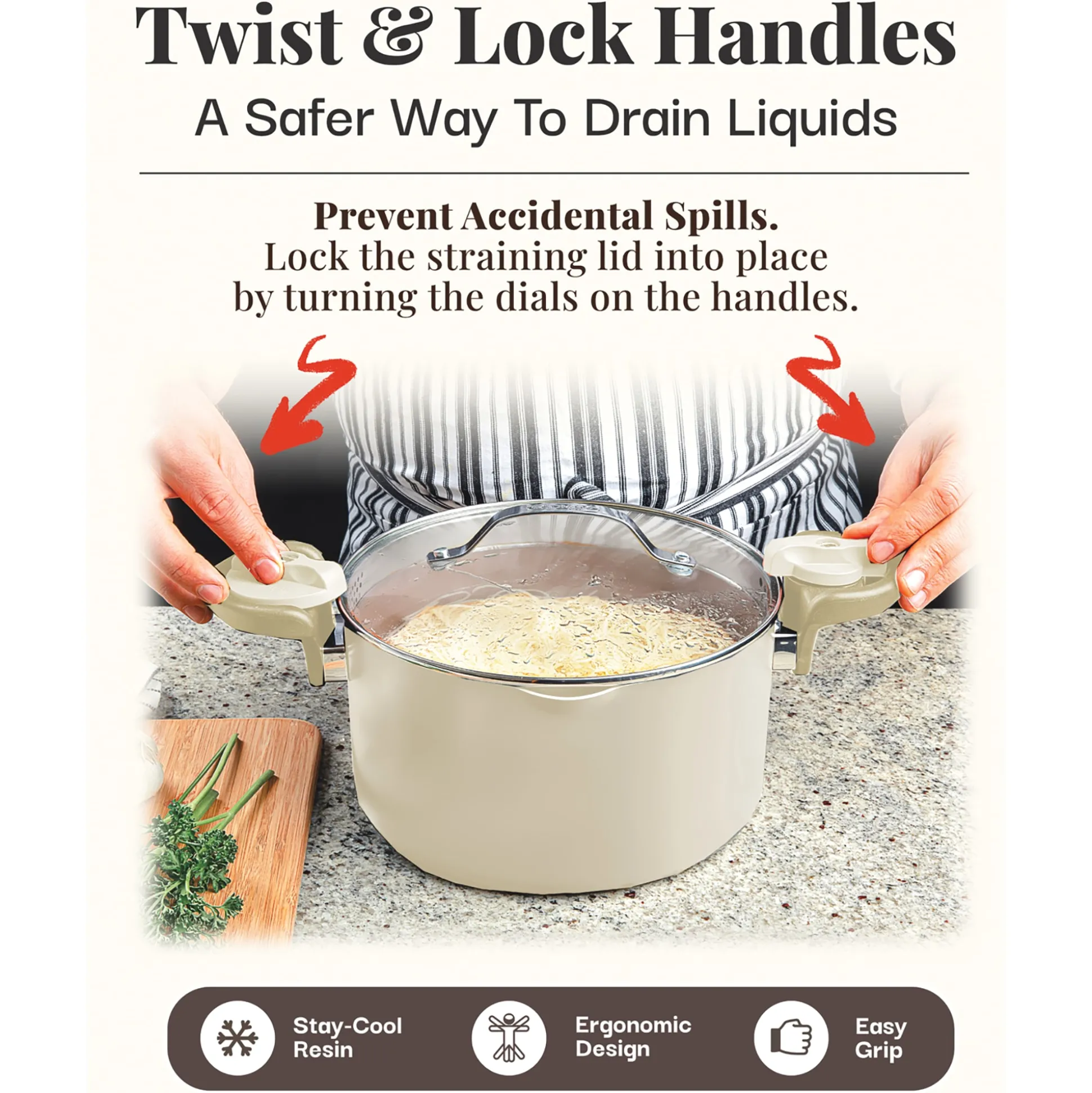 Gotham Steel 5-Quart Pasta Pot