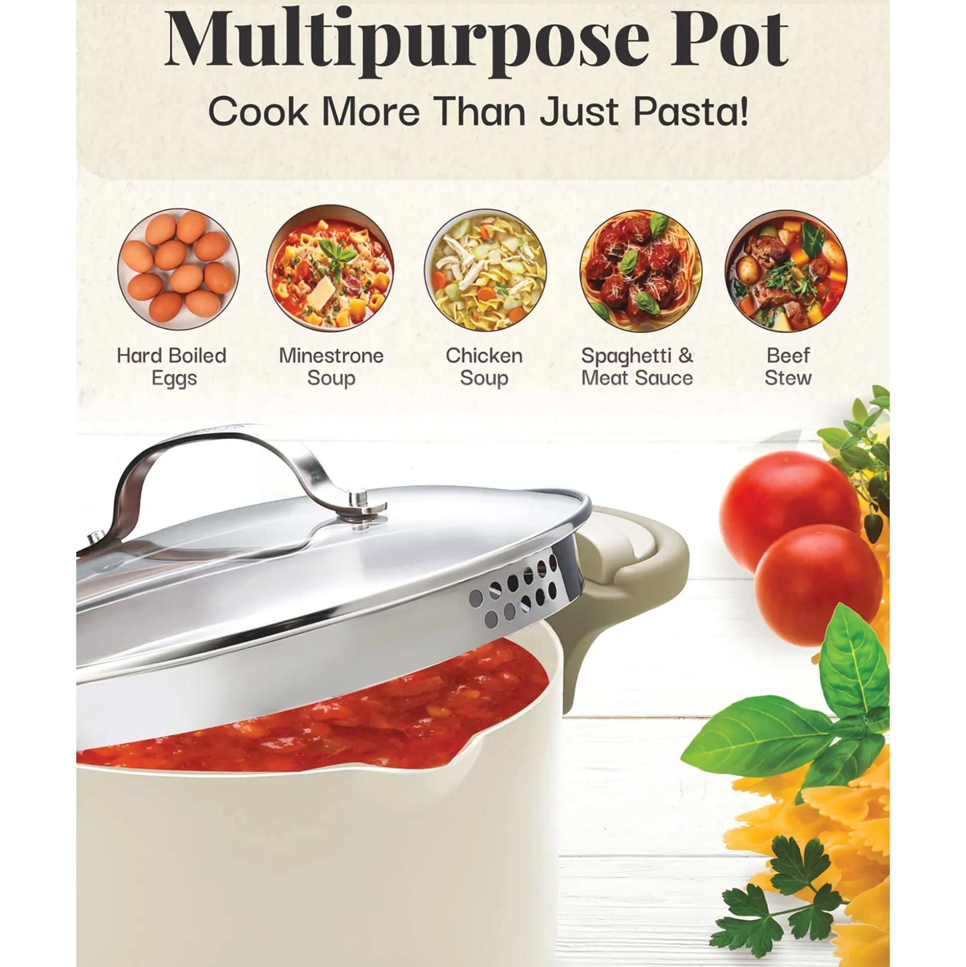 Gotham Steel 5-Quart Pasta Pot