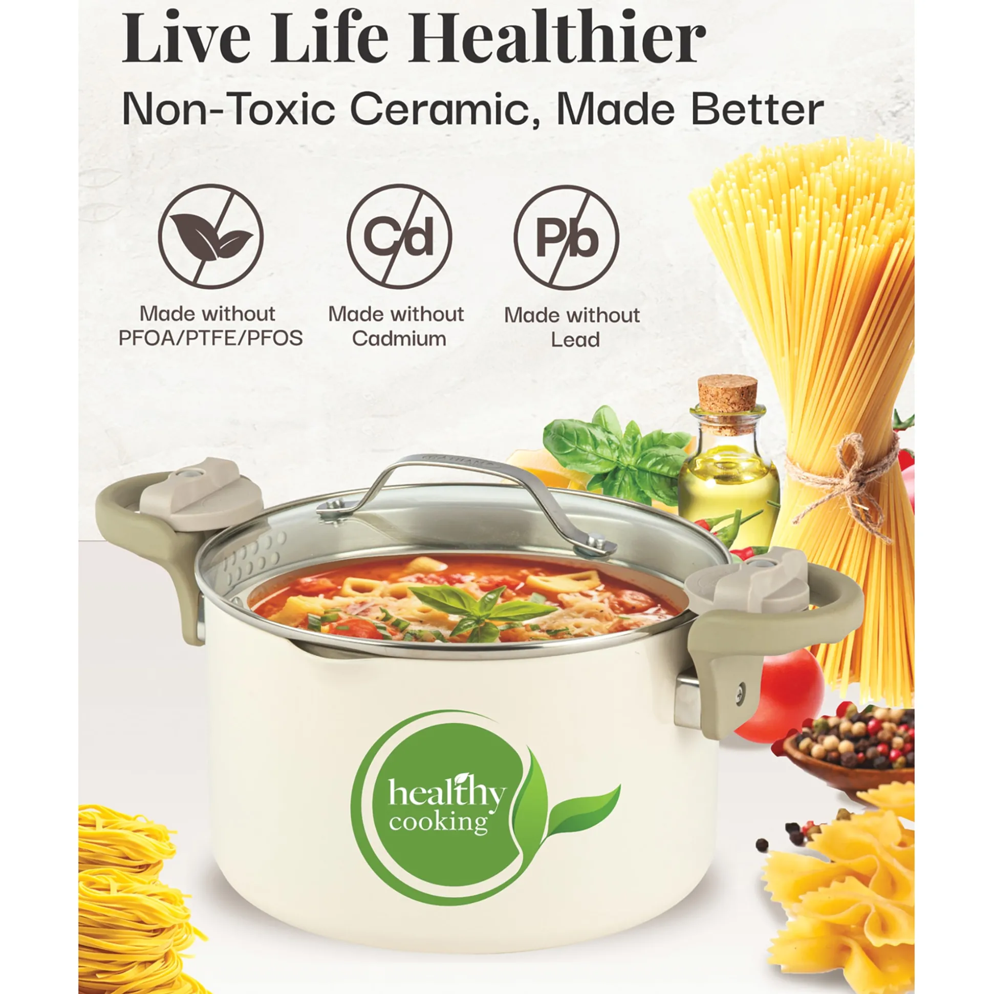 Gotham Steel 5-Quart Pasta Pot
