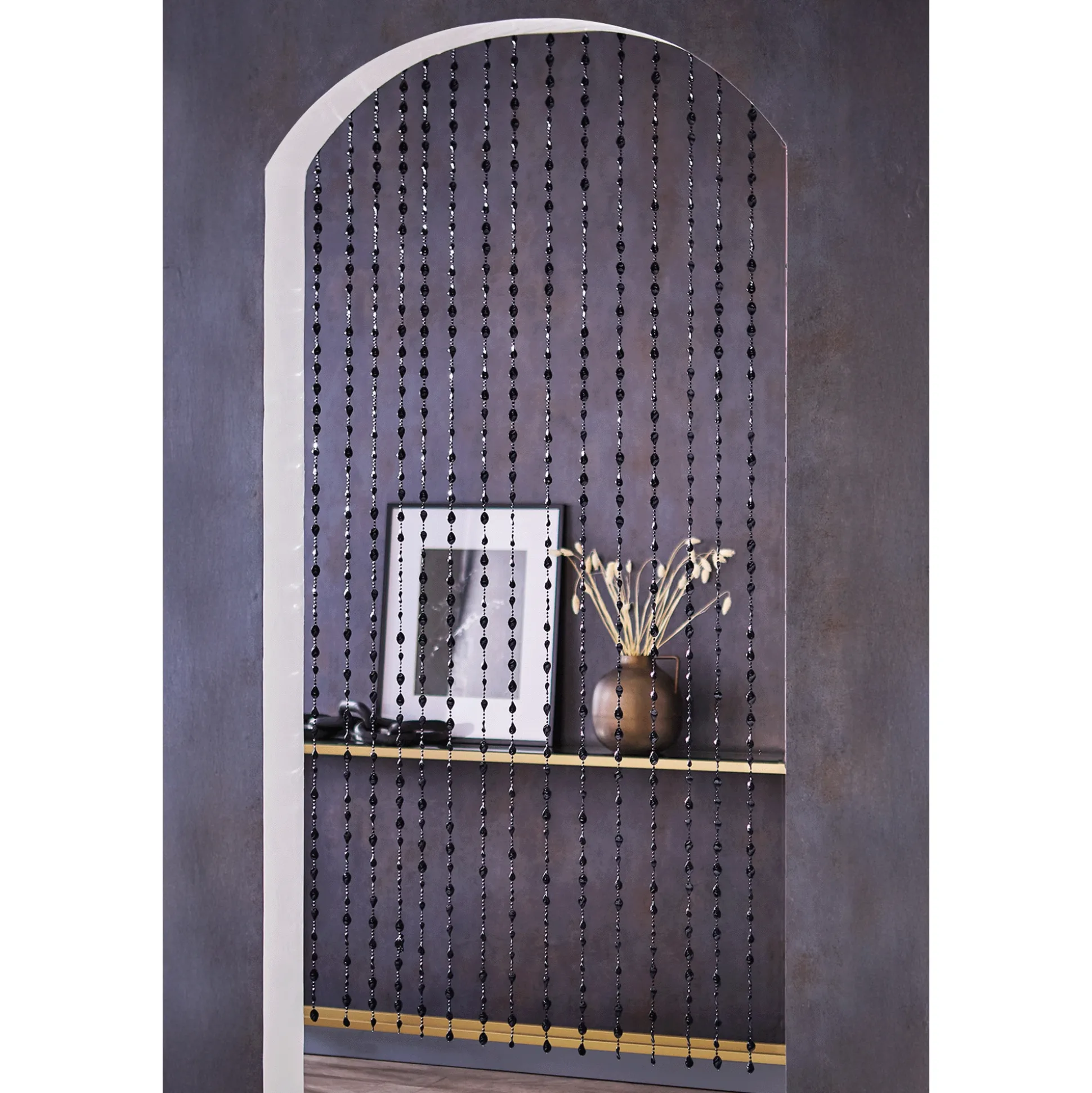 Gothic Beaded Door Curtain