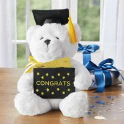 Graduation Musical Gift Card Holder Bear