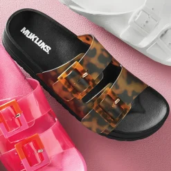 Grand Cayman Jelly Slide with See-Through Straps