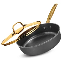 Granitestone Armor Max 4-Quart Hard-Anodized Sauté Pan