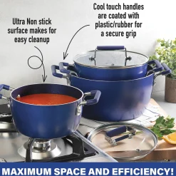 Granitestone Diamond 6-Piece Nesting Pot Set