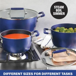 Granitestone Diamond 6-Piece Nesting Pot Set