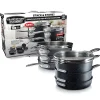 Granitestone Diamond Stackmaster 10-Piece Cookware Set