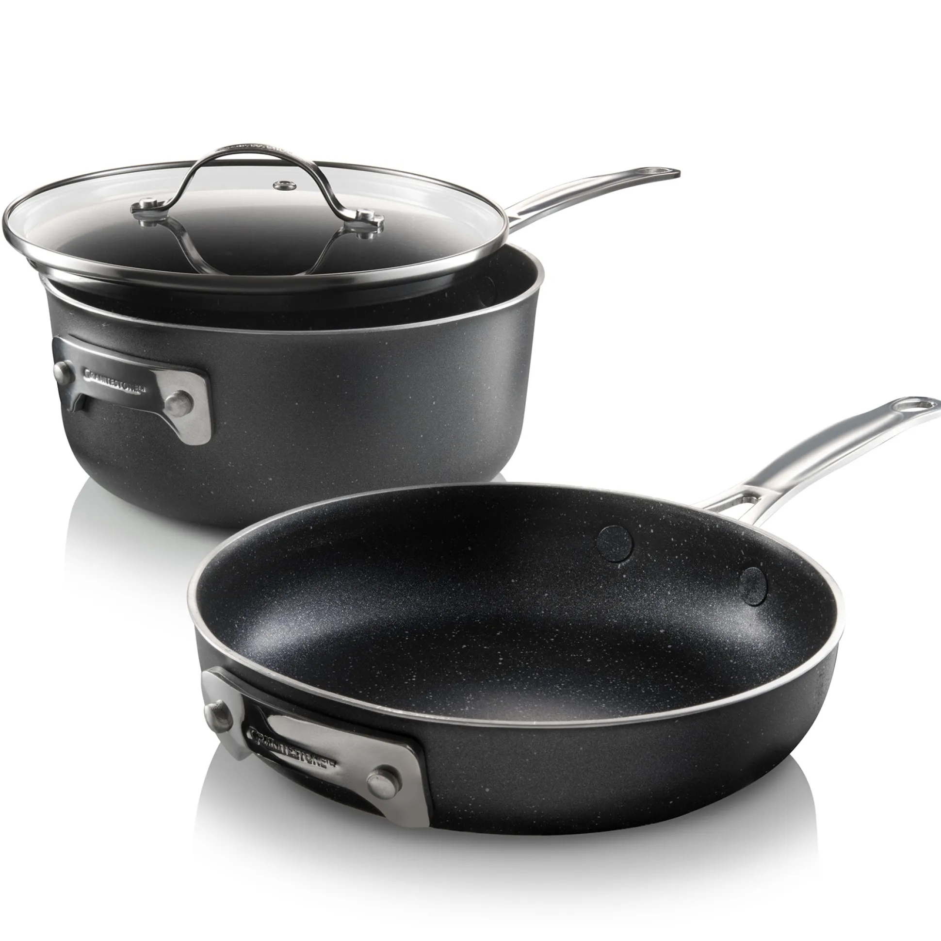 Granitestone Diamond Stackmaster 10-Piece Cookware Set